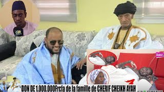 Don de 1.000.000fr de la famille de cheikh ayah a papa thierno Sow malade talibé khadre