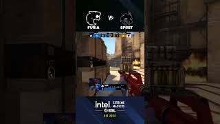 🔥 drop - ACE (with 1vs1 clutch) FURIA vs Spirit (MIRAGE) #shorts #csgo @ IEM Rio Major 2022