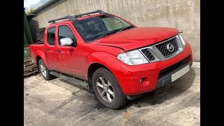 Обзор машины и проверка работы двигателя Nissan Navara D40 рест  2 5 D YD25DDTI МКПП 2011г  140325 к