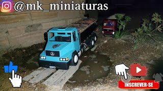 viajando de noite com meu caminhão carregado #miniaturasdecaminhão #brinquedos #miniaturas #minis