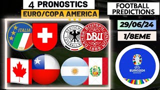 PRONOSTIC FOOT: PRONOSTIC EURO 2024, PRONOSTIC 1/8ME FINALE EURO 2024 // 29 JUIN