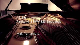 J.S. BachPartita Nr.3 BWV 825 Sarabande