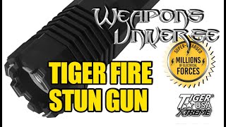 180 Mill V Tiger Fire Tiger USA Xtreme Stun Gun Flashlight #fire