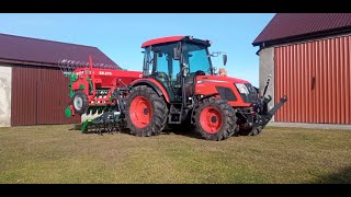 🔥🔥 OPOROWE SIEWY RZEPAKU 2023 w GR.CHYŻYŃSKI 🔥🔥 Kioti RX7320 & siewnik Agro-Masz SR720 🚜