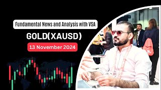 Today gold news and analysis | Xauusd | Gold forecast | GoldTrading Strategy | VSA 13 nov 2024