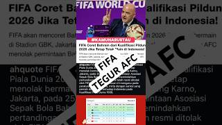 SANKSI ⁉️ President FIFA ‼️Tegur Wasit yg memimpin laga Timnas vs Bahrain