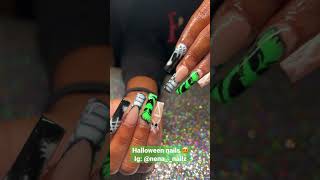 HALLOWEEN👻 Nail Art design  #nailart #halloween2022 #acrylic Instagram; @nena_ _nailz