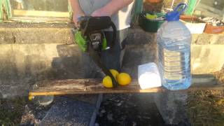 How to make lemonade with a chainsaw lol