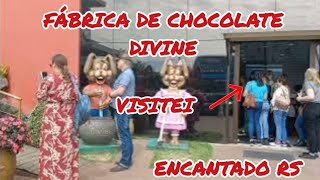 Visitei a fábrica de chocolate Divine em Encantado RS