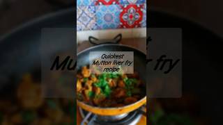 Try quickest Mutton Liver fry recipe from priya's kitchen telugu #shorts #priyaskitchen #foodblogger