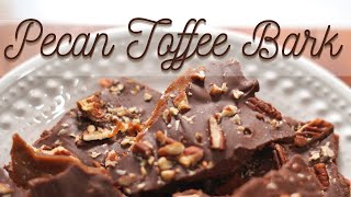 So ADDICTIVE  *  Pecan toffee Bark Recipe