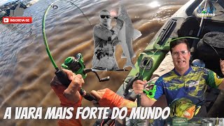 NO RIO DOS MONSTROS COM A VARINHA MAIS FORTE DO MUNDO. #riomadeira #fishing #pescador #viralvideo