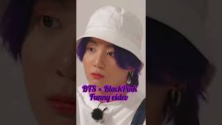 BTS × Blackpink funny tiktok video 🤣🤣 wait for end 😆😆 #bts #blackpink #army #blink #viral #fyp