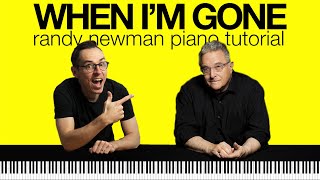 When I'm Gone Piano Tutorial | Randy Newman - Monk Finale