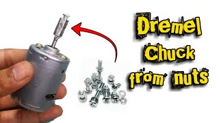 How to make dremel chuck|#dremel chuck|#dremel chuck from nuts|@MAJDIY.7