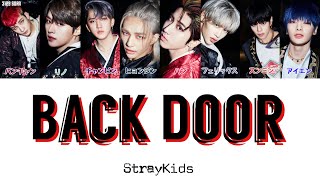 【Back Door】StrayKids/ｽﾄﾚｲｷｯｽﾞ/스트레이키즈 (ハングル/カナルビ/日本語訳)