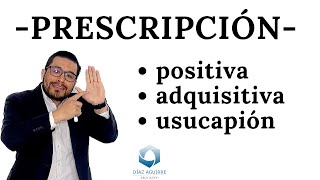 Prescripción positiva, adquisitiva y usucapión | Díaz Aguirre Abogados