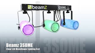 Beamz 3SOME LED Moonflower Lighting Rail Light