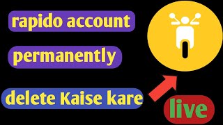 rapido account permanently delete Kaise kare | rapido account delete | how to delete rapido account