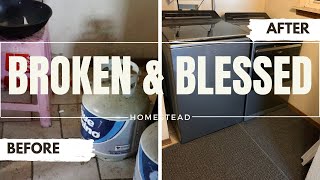 Laundry Room Partial Makeover - Broken & Blessed