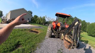 I Just Love Digging Rocks, NOT! Plus mowing & a Firetruck Repair