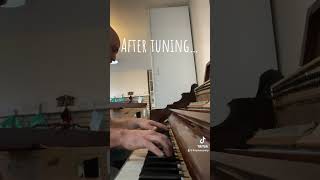 Piano Tuning Before & After #utah