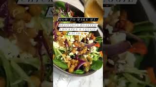 Roasted Chickpea & Veggies Salad | Healthy Salad Recipe | Vegetarian Salad | Easy Recipe