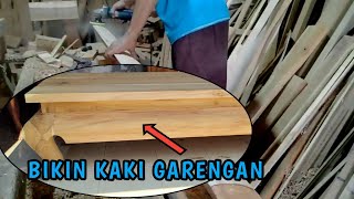 Cara Membuat  Kaki Meja Garengan // Skill Tukang Kayu