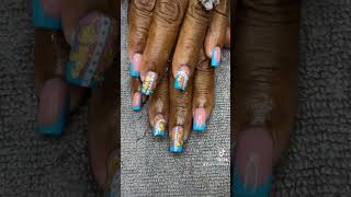 #beautiful #nails #gorgeousnailartdesignandideas2024 #frenchnaildesign #nailart #love