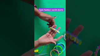 Diy navratri bangles #diy #homemade #navratri #trending #bangles #fashion #shorts