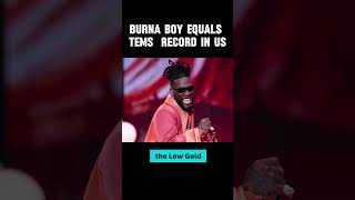 Burna Boy equals Tems’ record in US  #news #naijanews #entertainment #naija #nigeria #africa