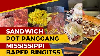 Sandwich Pot Roast Mississippi ini adalah kepuasan murni