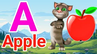 Phonics Song with TWO Words - A For Apple - ABC Alphabet Songs with Sounds for Children