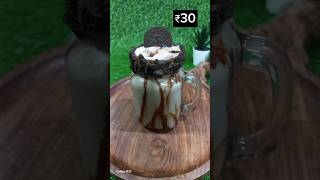 Market vs Homemade Oreo shake 😋//Ab banae Oreo shake@ ₹30 only// #shorts #trending #viral #oreoshake