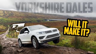 Can you OFF-ROAD an R-LINE VW TOUAREG 4x4? 🏔 Yorkshire Dales Green Laning