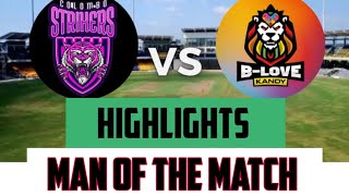 Columbo strikers vs B love Kandy| Highlights and Man of the match Lpl 2023