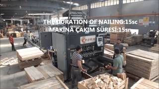 Pallet Nailing & Processing Line │ Palet Çakım ve İşleme Hattı │ FORM MACHINE