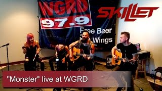 Skillet "Monster" Acoustic live at WGRD in Grand Rapids, MI 8/1/2016