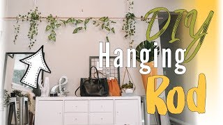 DIY Hanging Rod room decoration