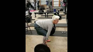 Doris deadlifts 120lbs #deadlift #barbellprescription