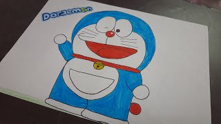 How to draw Doraemon | Doraemon drawing | Doraemon in hindi | Doraemon cartoon | Doraemon art