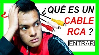 ¿Qué es el CABLE RCA?