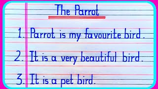 10 lines on parrot in english | parrot essay in english | 10 lines essay on parrot in english