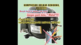 Cara atasi kompresor kulkas macet, dengung, "Mudah"100%Berhasil