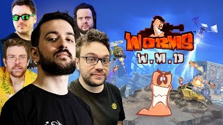 Worms avec Zerator, Mynthos, Antoine & JDG