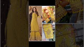 Sharara with matching earrings and handbag / sharara suit/ #trending #fun #ytshorts #viral /@kdisa