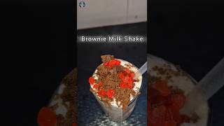 Brownie milk shake recipe 😋 #shorts #ytshorts #foodie #shake #brownie