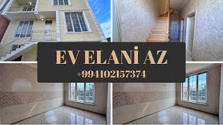 Masazırda 3 mərtəbə 5 otaq qarajlı həyət evi satılır 0102157374