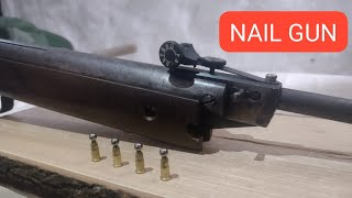 how to restore air rifle to a .22 nail gun