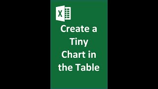 Create a Tiny Chart in a Table